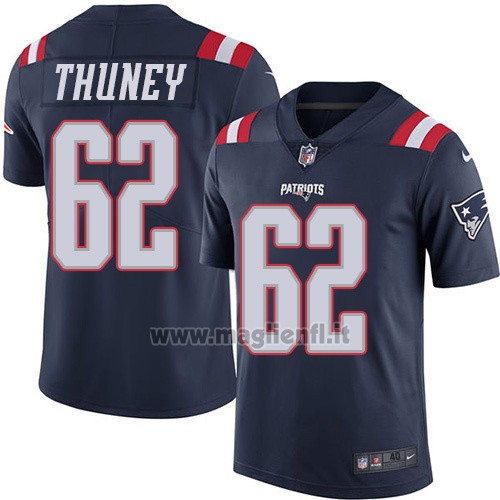 Maglia NFL Legend New England Patriots Thuney Profundo Blu